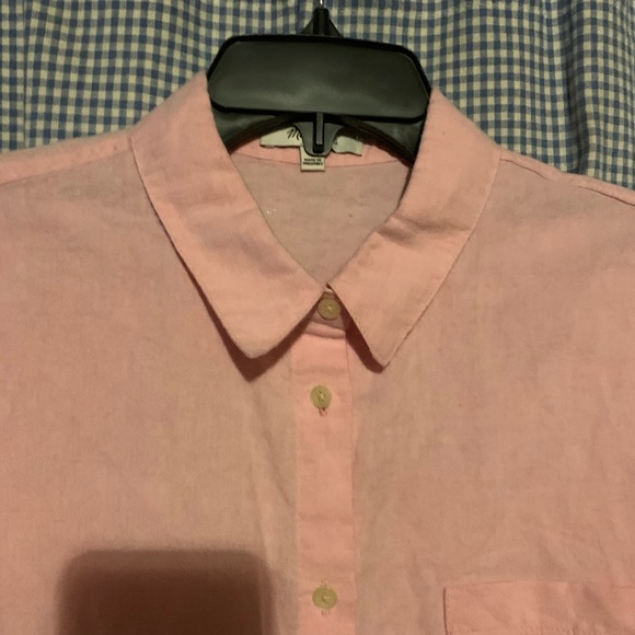 Madewell Tie Front Top   Size L - Picture 6 of 15